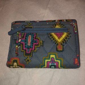 Vera Bradly Painted Medallions wallet RIFD